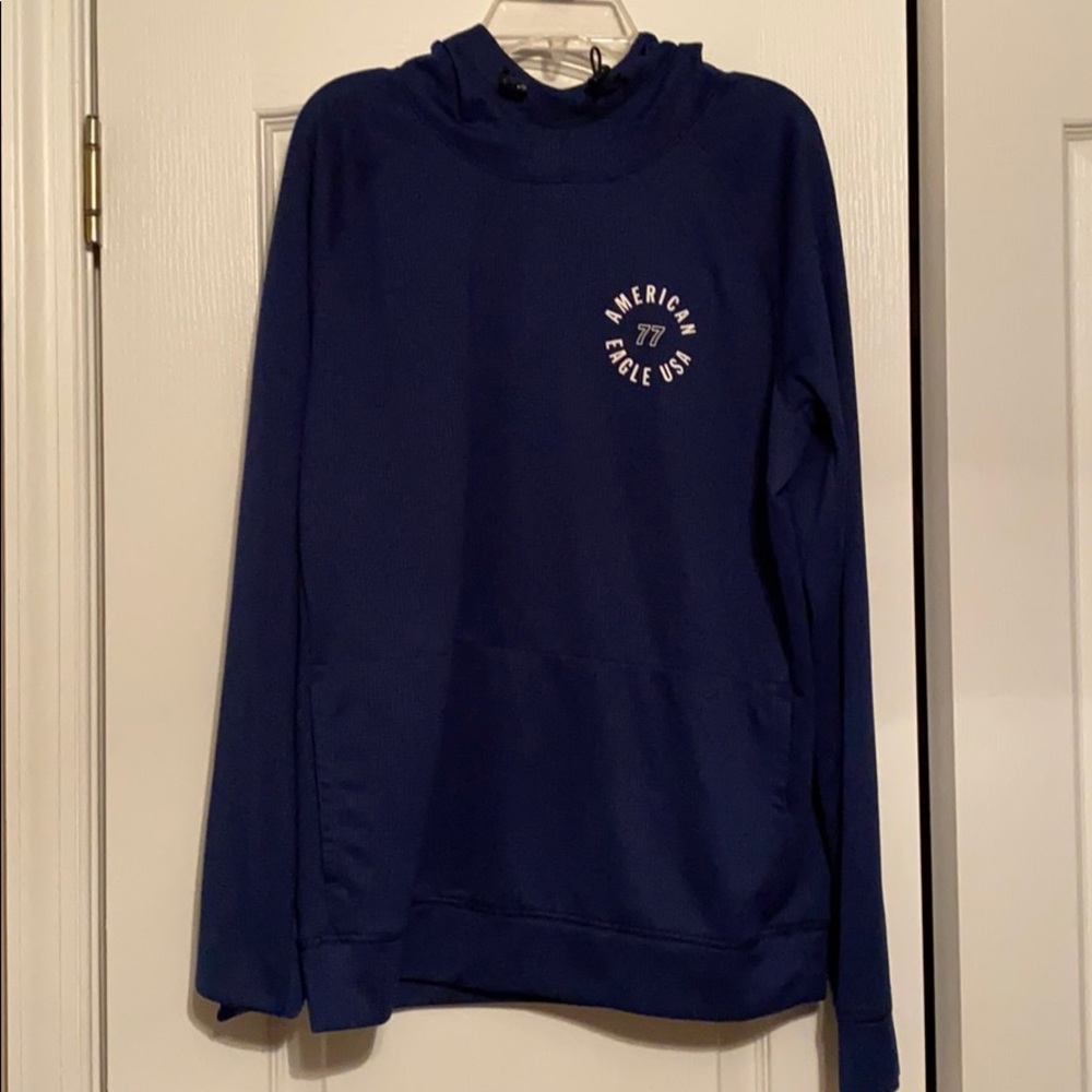 Guys American Eagle blue flex hoodie